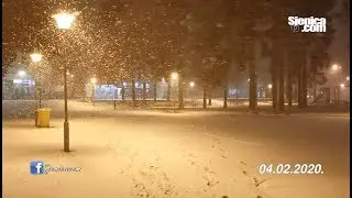U Sjenici opet mećava / grmi, seva i pada sneg / 04.02.2020.