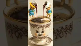 When your brain IS the coffee cup... 🧠☕️ #cuphead #funny #cute #animation