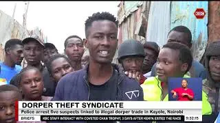 Police recover 40 stolen sheep in a makeshift slaughter house in Nairobi