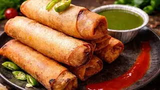 Chinese spring rolls | 2026 Ramadan Special Recipe make n Freeze  | Crispy Chicken Vegetable rolls