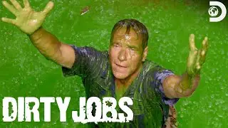 Mike Rowe lives his lifelong dream of getting slimed! | Dirty Jobs | Discovery