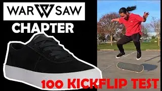 WARSAW CHAPTER 100 KICKFLIP DURABILITY TEST FIRST EMPRESSION REVIEW