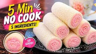 No Oven No Microwave No Stove No Cook - 5 Minutes 5 Ingredients Sweet