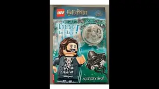 NEW !!! LEGO HARRY POTTER Sirius Black Activity Book with Minifigure ⭐ Just Released!!!