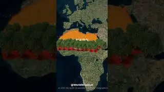 Великая зеленая стена остановит пустыню Сахара #шорты