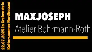 Die m&uuml;nchner Band MAXJOSEPH im Atelier Bohrmann-Roth in Grebenstein, Kultursommer Nordhessen