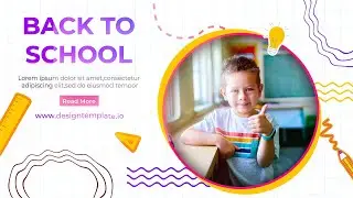 Back to School Slideshow After Effects Templates | Education, College Theme | No Plug in Required