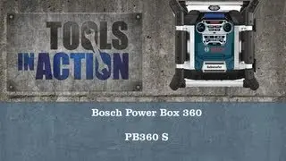 Bosch PB360S Basic Power Box Jobsite Radio - Close ups