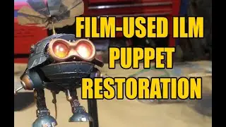 ILM Film-used animation puppet restoration. Flotsom from BATTERIES NOT INCLUDED