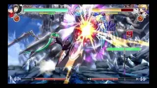 BBCF Litchi downward staff placement midscreen combos.