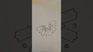 Drawing with a stencil of candles. #drawing #stencilart #stencildrawing #handdrawn