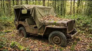 Forgotten Military Jeep Rescued From Nature | Complete Rebuild