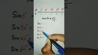 a nice math trick you should know #mathtricks #trigonometry #vedicmaths