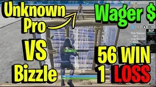 The ONE Time Ghost Bizzle Lost a Solo Wager In 57 Games - *INSANE* 1v1 Creative BuildFight Wager