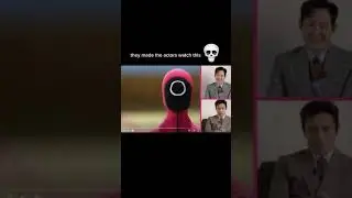 squid game actors are forced to watch brain rot 😭