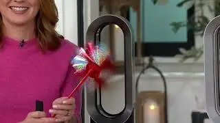 Dyson AM09 Hot & Cool Bladeless Fan & Heater with Jet Focus on QVC
