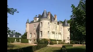 !9th C Chateau for sale with chapel, pool and outbuildings near Le Mans