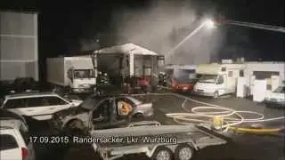 Randersacker Werkstattbrand