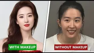 Top 20 Beautiful Chinese Actresses With and Without Makeup