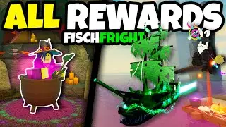 ВСЕ НАГРАДЫ ЗА КОТЕЛ ВЕДЬМЫ В Fisch Roblox!