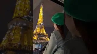 Seine River Cruise at night with Eiffel Tower View in Paris