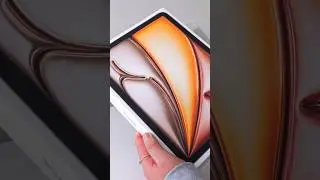 unboxing the new iPad Air M2 in Starlight!! 🍎 #apple #appleunboxing #newipad #ipad #ipadair