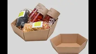 Hexagon Market Trays - Great for Gift Baskets & Displays!