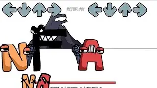 Alphabet Lore FNF  N vs A vs F