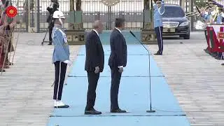 Slovenya Cumhurbaşkanı Borut Pahor’u Resmî Karşılama Töreni