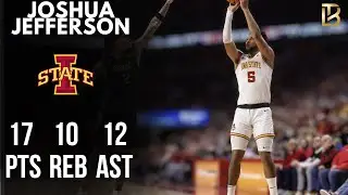 Joshua Jefferson | 17 pts 10 reb 12 ast 4 stl vs UCF 1/20/26
