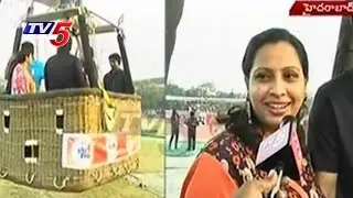 Sky Festival 2015 | Hyderabad Set To Host Hot Air Balloon Ride | Gachibowli | TV5 News