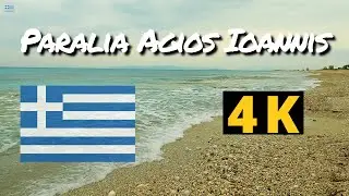 🇬🇷Greece- Sea Wave Agios Ioannis beach -Relax time-A very pleasant few minutes for me, enjoy it too!