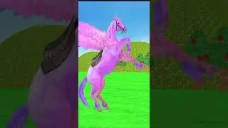 Paint animals gorilla cow tiger lion elephant animal cartoon | Animal Fountain Crossing