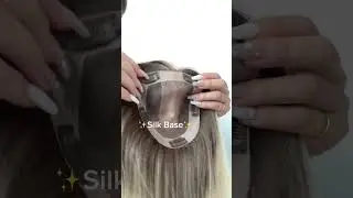 Silk base hair topper, do you like it? 🥰#amazingbeauty#hairlosssolutions #hairthinning #ombrehair