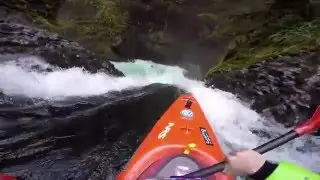 kayaking eagle creek and 80ft metlako falls
