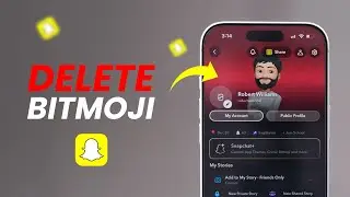 Как удалить BitMoji в Snapchat?