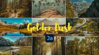 How to Edit Golden Dusk Lightroom Preset | Lightroom Tutorials | Free DNG | Edit Landscapes.
