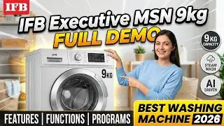 IFB Executive MSN 9kg Front Load Demo | Features, Functions & Programs | Best Washing Machine 2026