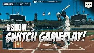 First Look at MLB The Show 22 Gameplay on Nintendo Switch
