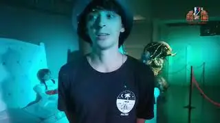 Agustin encargado de laberinto de Terror Sin Escape en Posadas