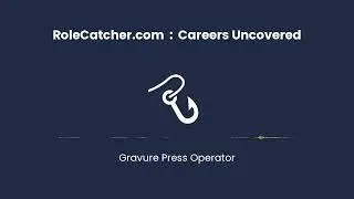 Gravure Press Operator : Careers Uncovered