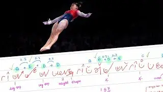 Sunisa Lee New Uneven Bars Routine — Judge's Shorthand