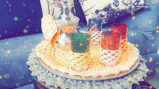 غطاء كروشي دائري لصينية سهل ورائع طوب