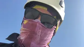 Rope Access Work and High Access (roof cleaning Muscat Airport) Day2