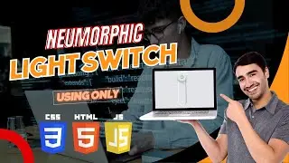 🌟 Neumorphic Light Switch with Brightness Slider using HTML, CSS & JavaScript | Smooth UI Design