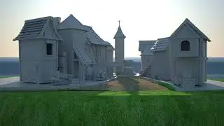 Rain-day 3d animation