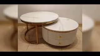 Top 15 Modern Centre Table Designs in SS gold Electroplating| Best Metal Tables designs year 2023
