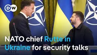 Ukraine: Rutte and Zelenskyy discuss security guarantees | DW News