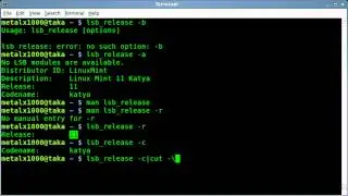 lsb_release - What Distro and Release Version are You Running - Linux - Shell Script - BASH