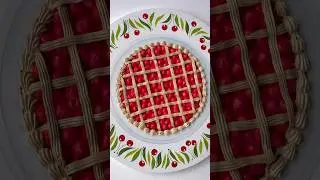 Cherry 🍒 pie 🥧 #creatingart #creatingprocess #shareart #aesteticvideo #wow